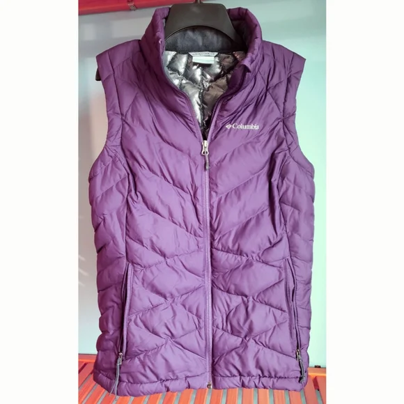 Columbia Women's Omni-Heat Heavenly Vest Plum Purple Medium - Picture 8 of 12